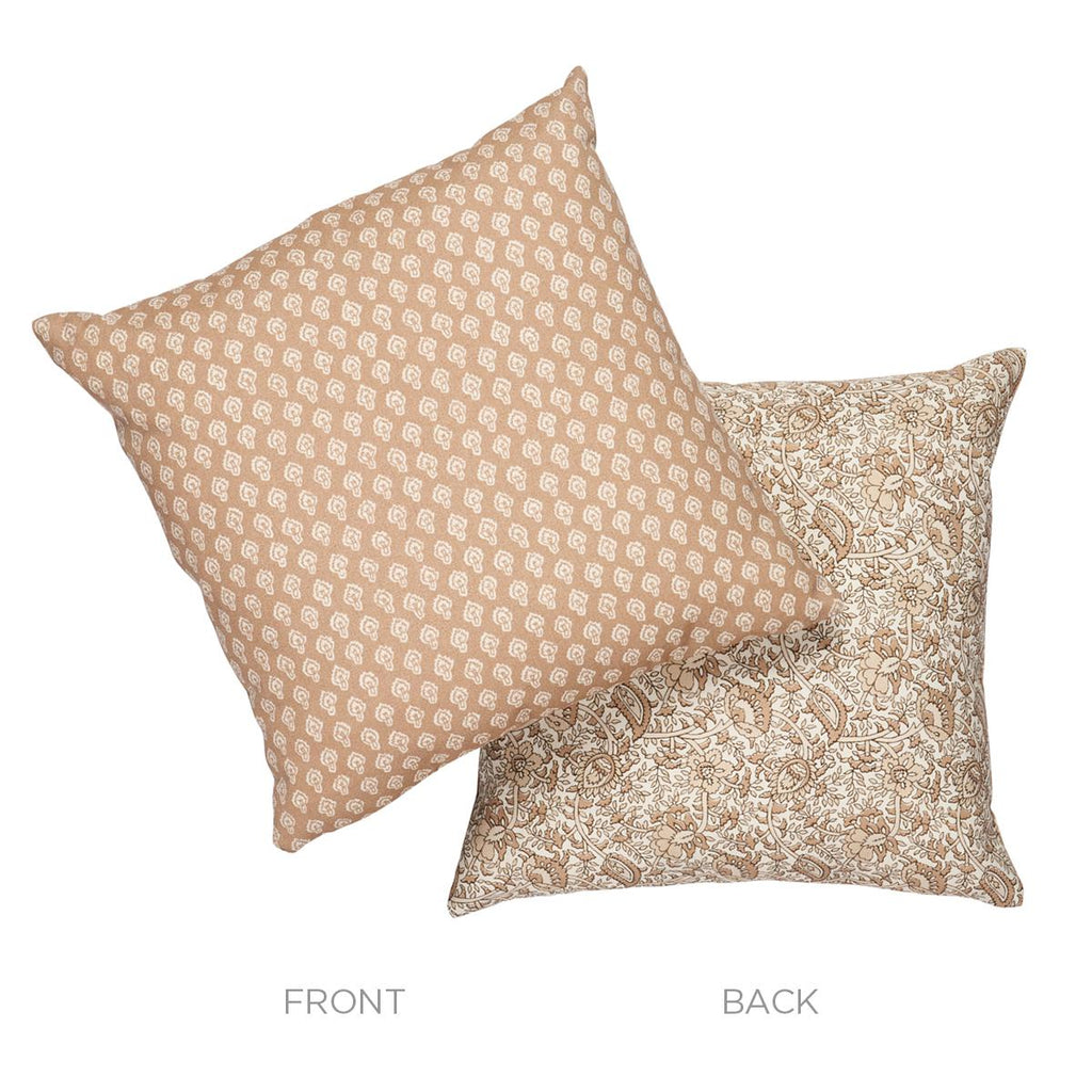 Schumacher Daisy I/O Neutral 16" x 16" Pillow