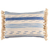 Schumacher Mirza Ikat Stripe Blue On Natural 20