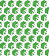 Roommates Minecraft Creeper Face Peel And Stick Green/White Wallpaper