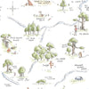 Roommates Winnie The Pooh 100 Acre Wood Map Peel And Stick Multi Wallpaper