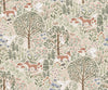 Roommates Clara Jean Folklore Forest Peel And Stick Almond/Vintage Wallpaper