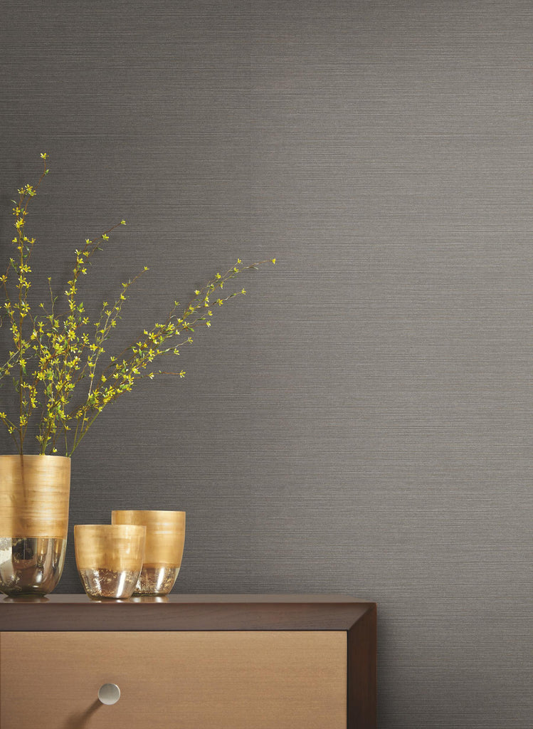 Antonina Vella Shining Sisal Glint/White Wallpaper