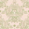Erin & Ben Co. Cottontail Toile Peel And Stick Pink & Chartreuse Wallpaper