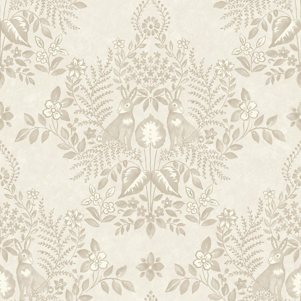 Erin & Ben Co. Cottontail Toile Peel & Stick Wicker Wallpaper