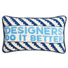 Schumacher Designers Rock Needlepoint Blue 9