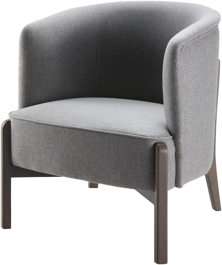 Surya Rayne YNE-001 Light Gray 29"H x 25"W x 30"D Accent Chair