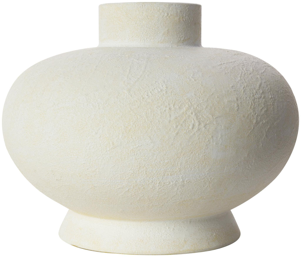 Surya Acanceh CCH-005 White 8"H x 10"W x 10"D Decorative Accent