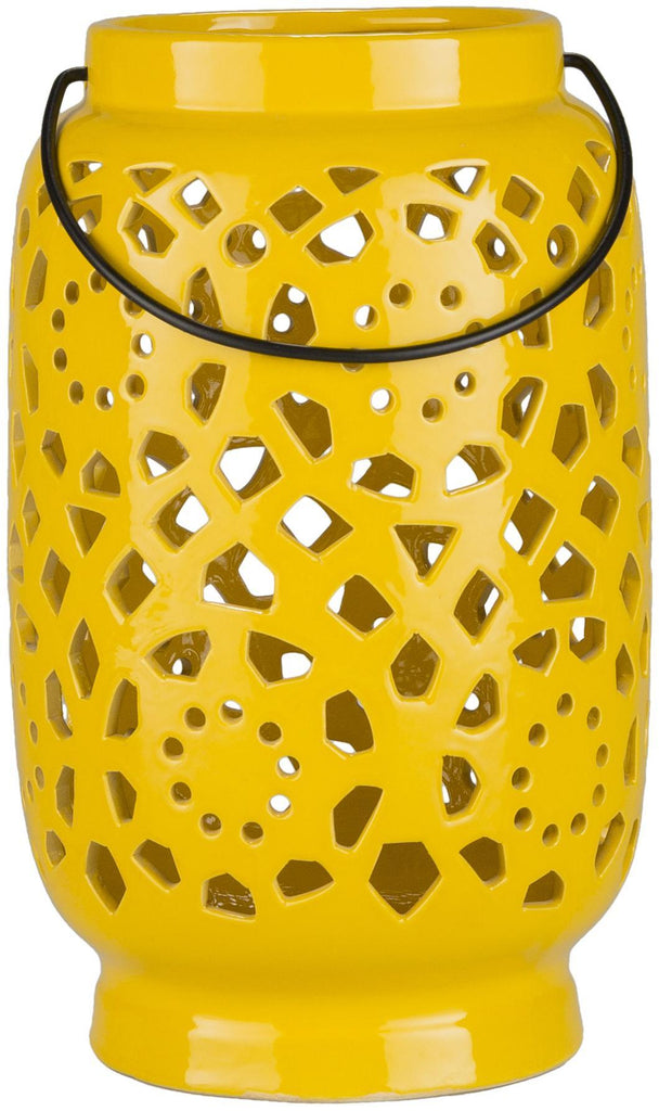 Surya Avery AVR-924 Mustard 11"H x 7"W x 7"D Decorative Accent