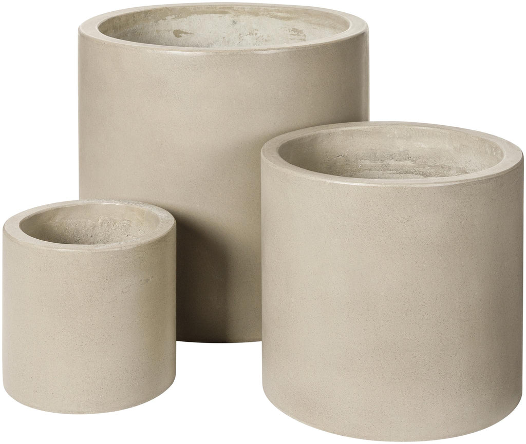 Surya Seastone SST-007 16"H x 16"W x 16"D, 12"H x 12"W x 12"D, 8"H x 8"W x 8"D Decorative Accent