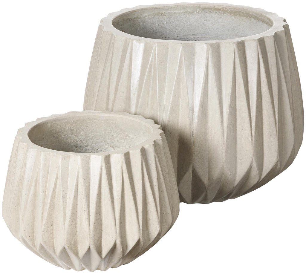 Surya Seastone SST-011 16"H x 21"W x 21"D, 10"H x 14"W x 14"D Decorative Accent