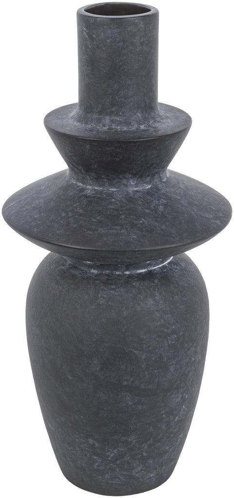 Surya Yagya YAG-004 Black 14"H x 6"W x 6"D Decorative Accent