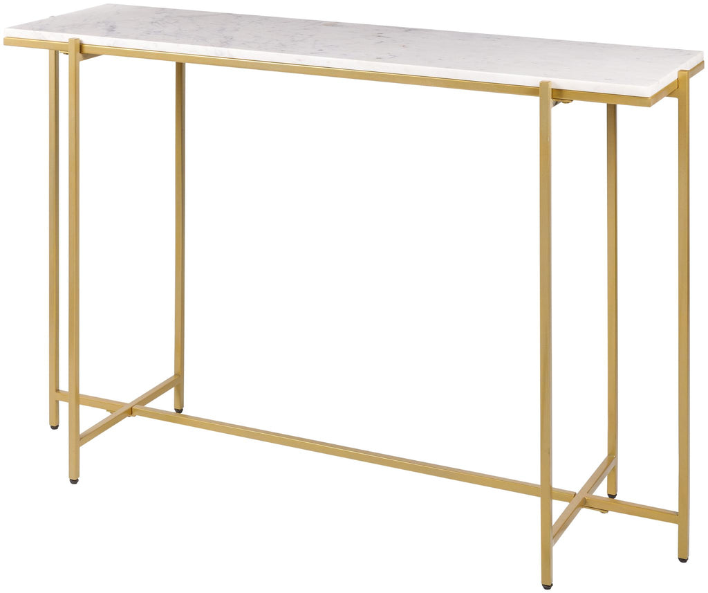 Surya Anaya ANA-006 Gold White 30"H x 47"W x 14"D Furniture