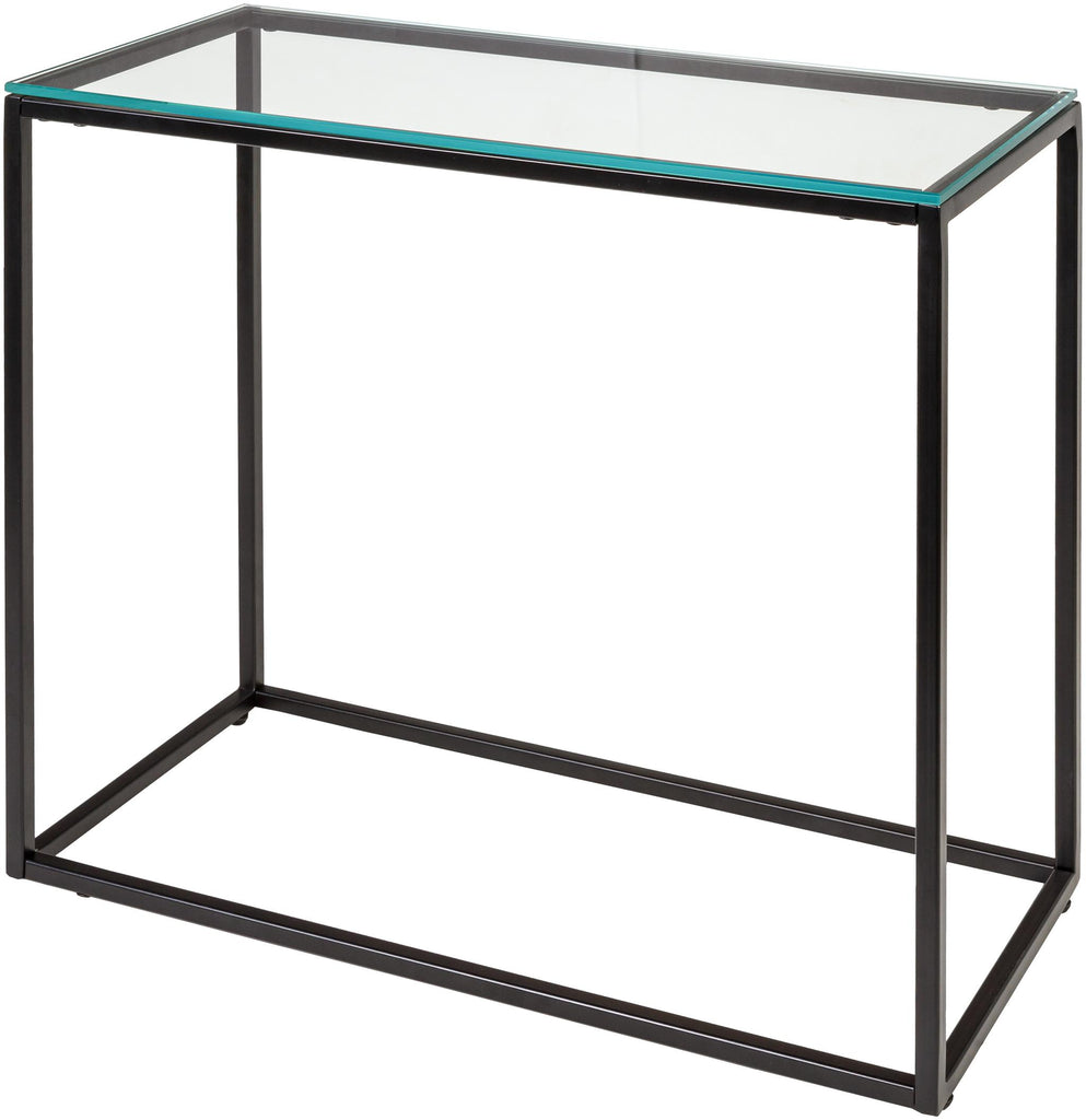 Surya Aryaa YAA-012 Black Clear 24"H x 26"W x 12"D Furniture