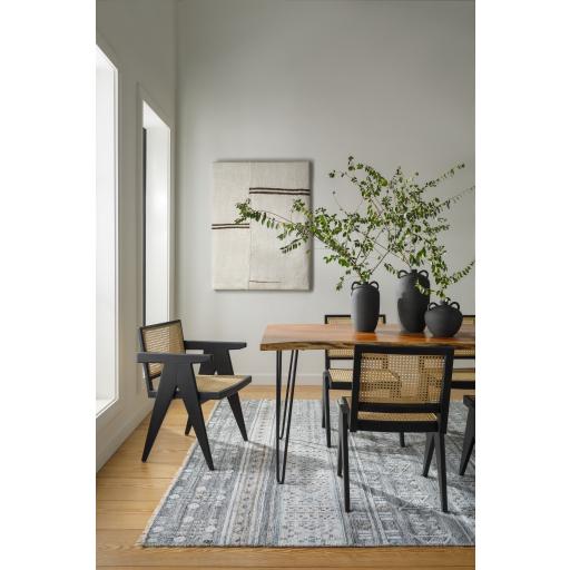 Surya Bergen BGE-001 Black Brown 30"H x 72"W x 36"D Furniture