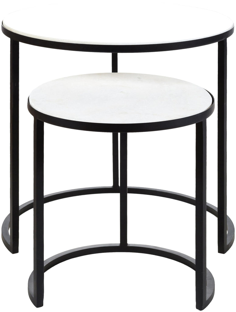 Surya Hearthstone HTS-001 Black Ivory 20"H x 20"W x 20"D, 16"H x 14"W x 14"D Furniture