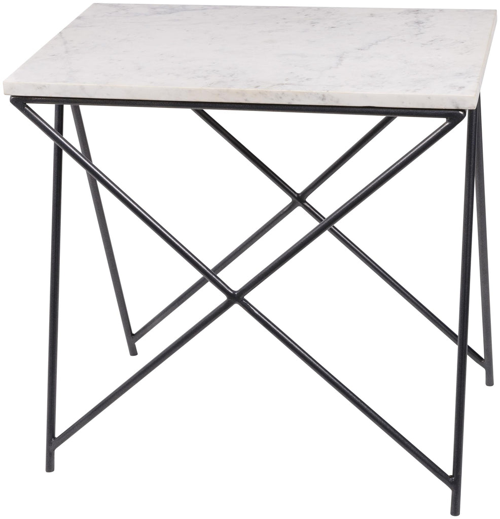 Surya Norah NRH-005 Gray White 22"H x 22"W x 14"D Furniture