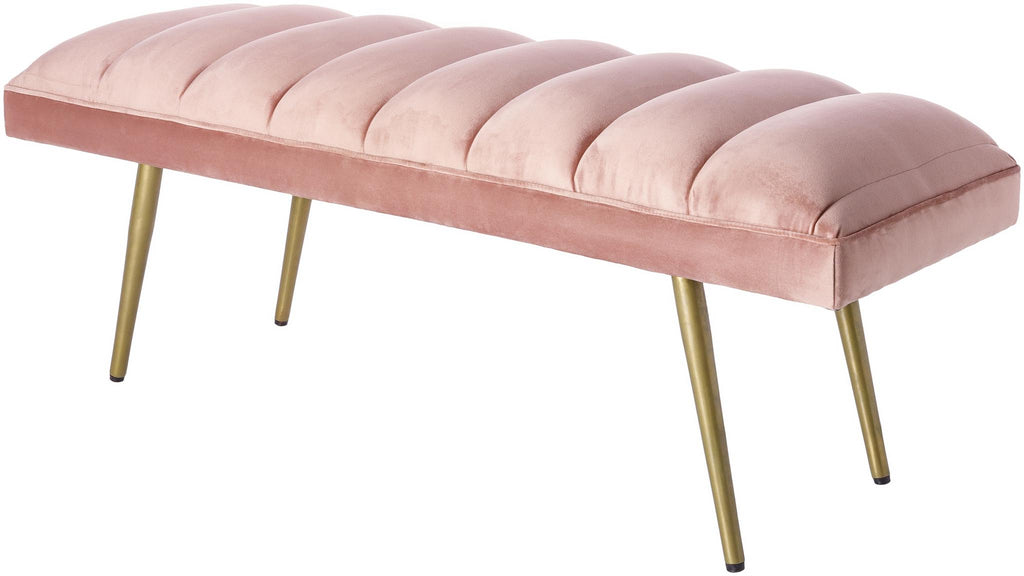 Surya Roxeanne RON-007 Blush Gold 18"H x 48"W x 16"D Furniture