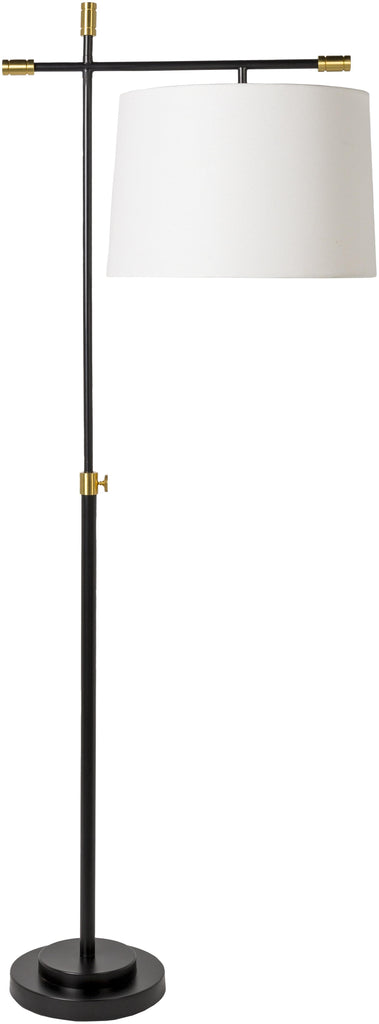 Surya Aberdeen AEE-003 Black Gold 62"H x 23"W x 16"D Lighting