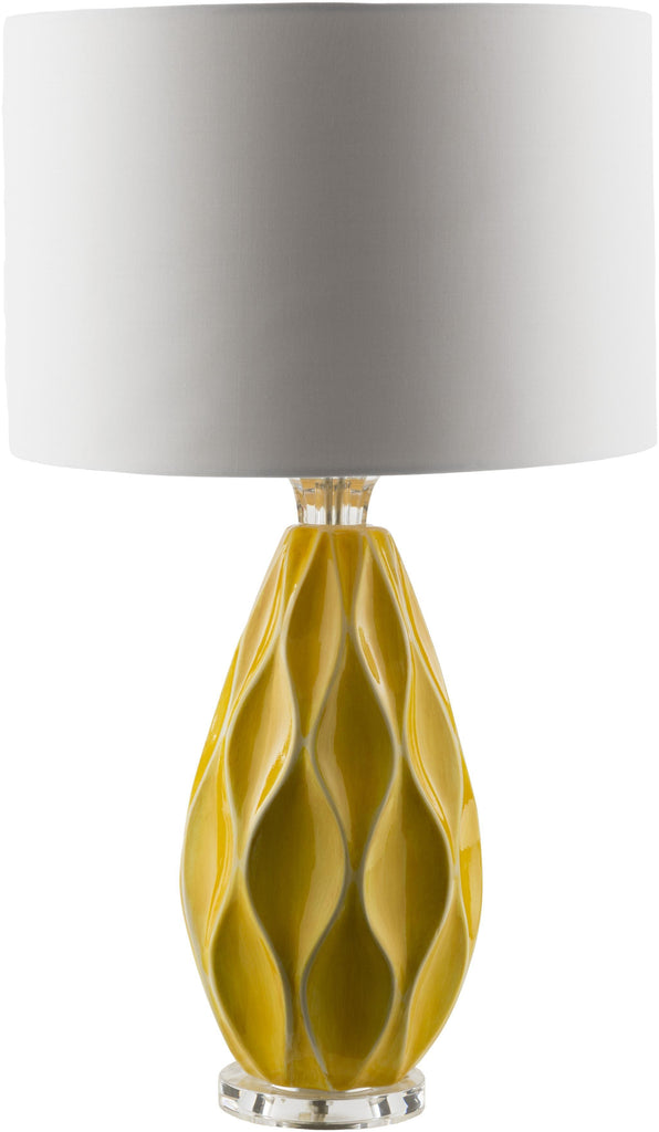 Surya Bethany BTH-419 Clear Mustard 28"H x 16"W x 16"D Lighting