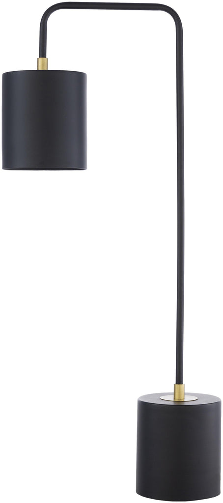 Surya Boomer BME-002 Black Metallic - Brass 25"H x 12"W x 4"D Lighting