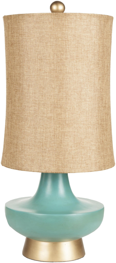 Surya Brookhaven LMP-1039 Aqua Camel 27"H x 13"W x 13"D Lighting