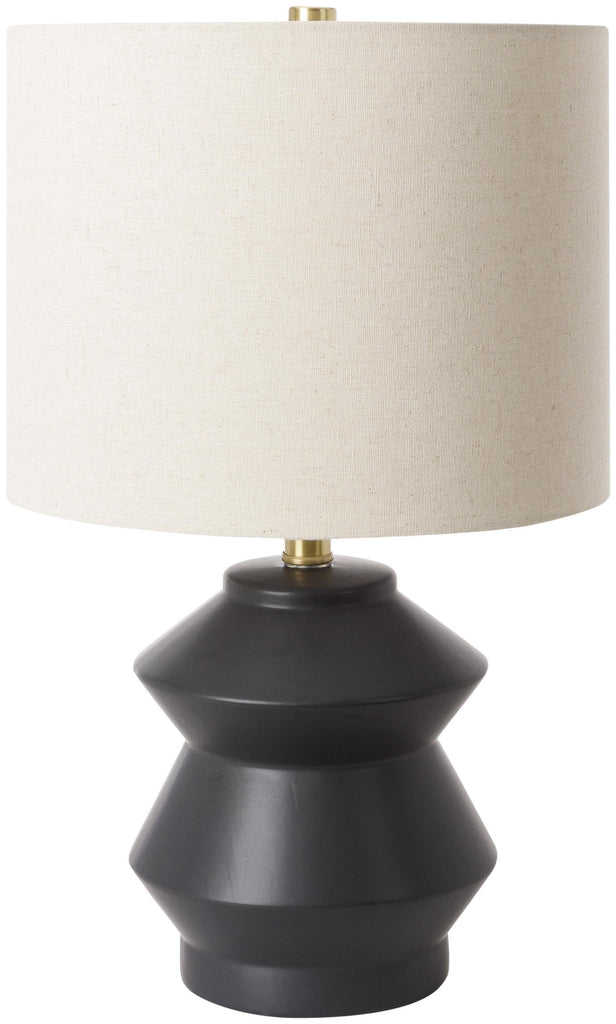 Surya Edison EDS-002 Beige Black 21"H x 12"W x 12"D Lighting