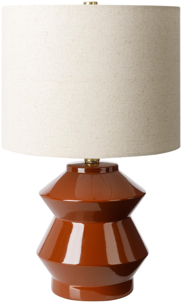 Surya Edison EDS-003 Beige Black 21"H x 12"W x 12"D Lighting