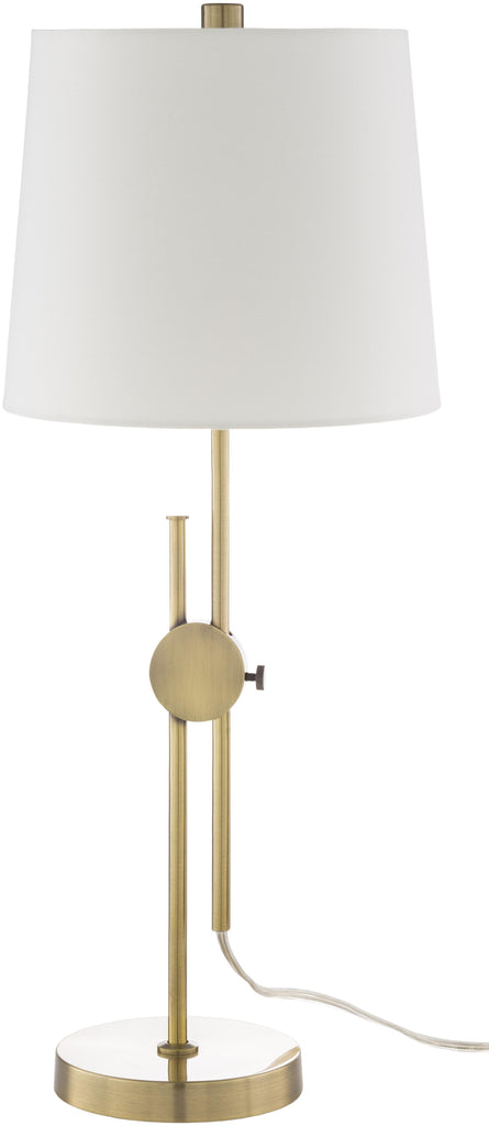 Surya Jace JCE-002 Ivory Metallic - Brass 25"H x 10"W x 10"D Lighting