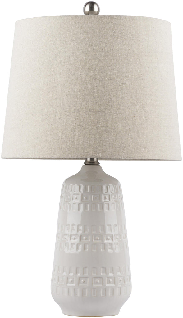 Surya Nyack NYA-001 Beige Ivory 25"H x 14"W x 14"D Lighting