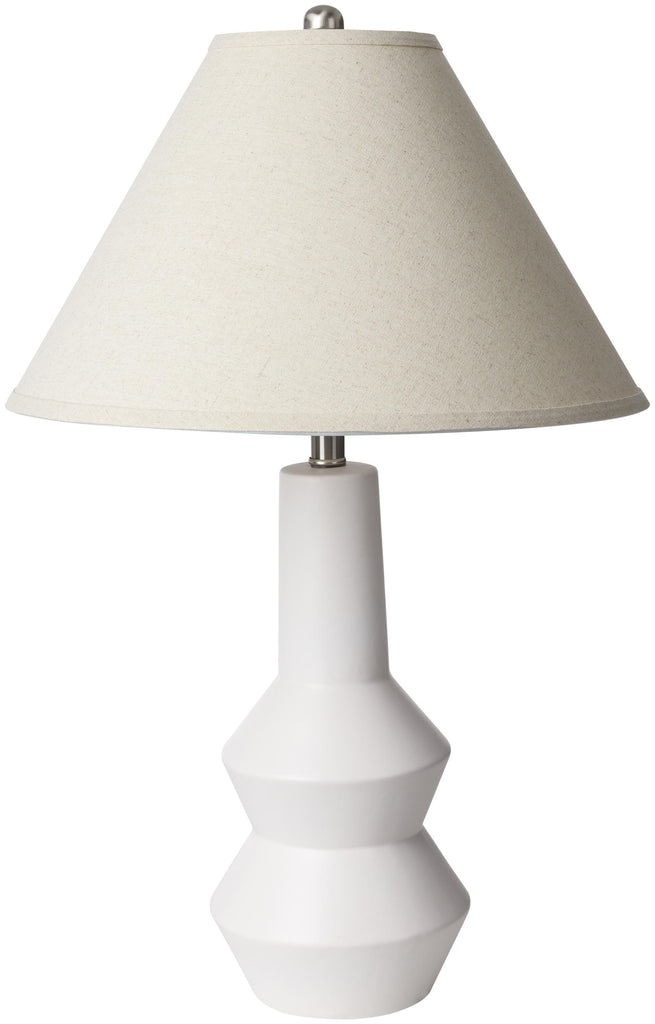 Surya Pavillion PVN-002 Ivory Metallic - Nickel 28"H x 18"W x 18"D Lighting