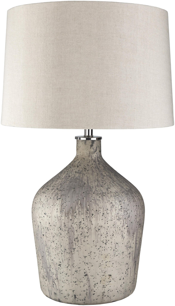 Surya Reilly REI-001 Ivory Light Gray 30"H x 18"W x 21"D Lighting