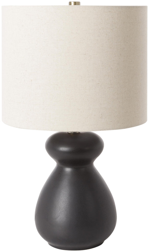 Surya Tubular TBL-002 Beige Black 21"H x 12"W x 12"D Lighting