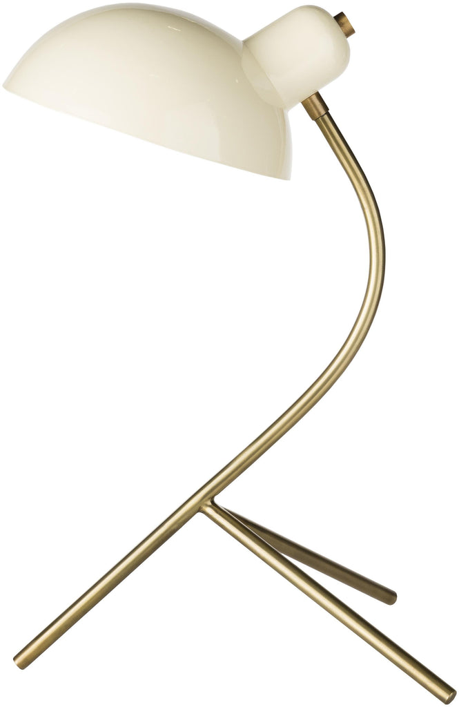 Surya Ula ULA-001 Beige Metallic - Brass 20"H x 9"W x 9"D Lighting