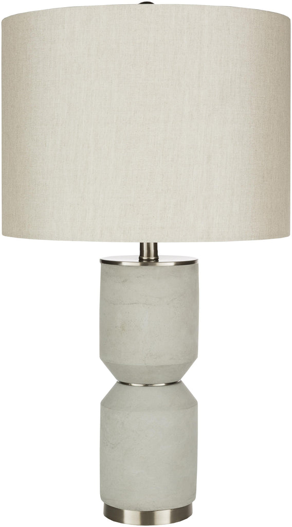 Surya Wells LLS-001 Light Gray Metallic - Nickel 27"H x 15"W x 15"D Lighting