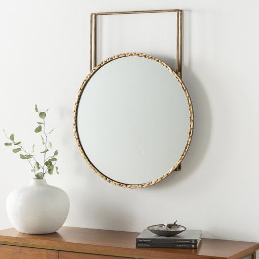 Surya Alchemist AHI-006 Gold 33"H x 25"W x 2"D Mirror