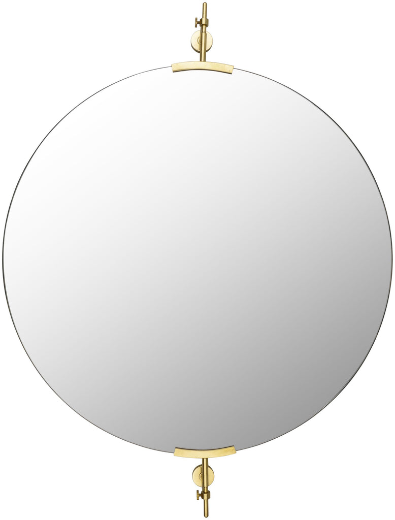 Surya Anastasya AAY-001 Gold 34"H x 24"W x 4"D Mirror