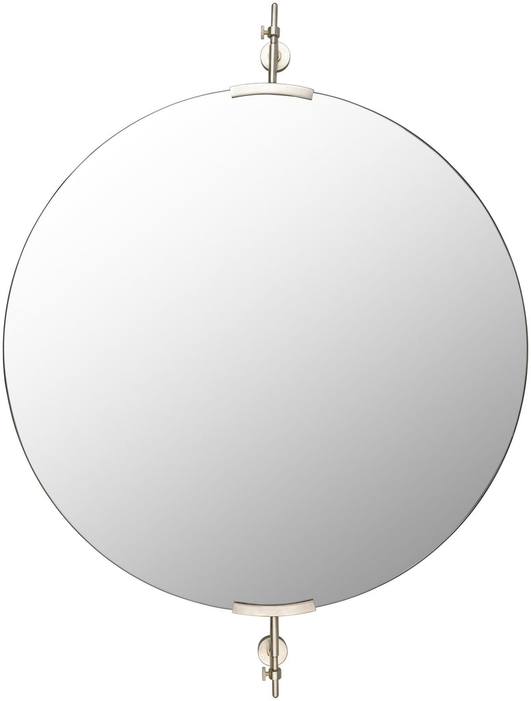 Surya Anastasya AAY-002 Metallic - Silver 34"H x 24"W x 4"D Mirror