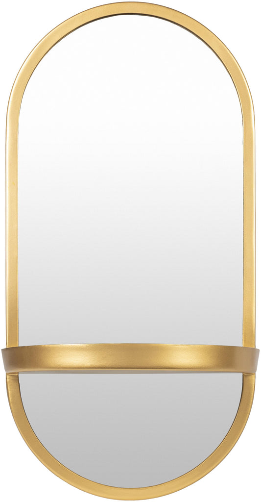 Surya Annapurna APR-001 Gold 24"H x 12"W x 4"D Mirror