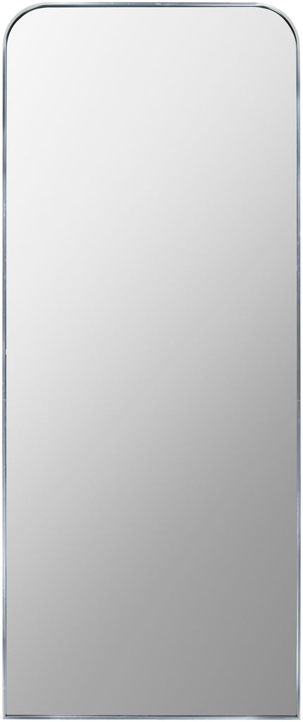 Surya Aranya RAY-011 Metallic - Silver 67"H x 28"W x 1"D Mirror