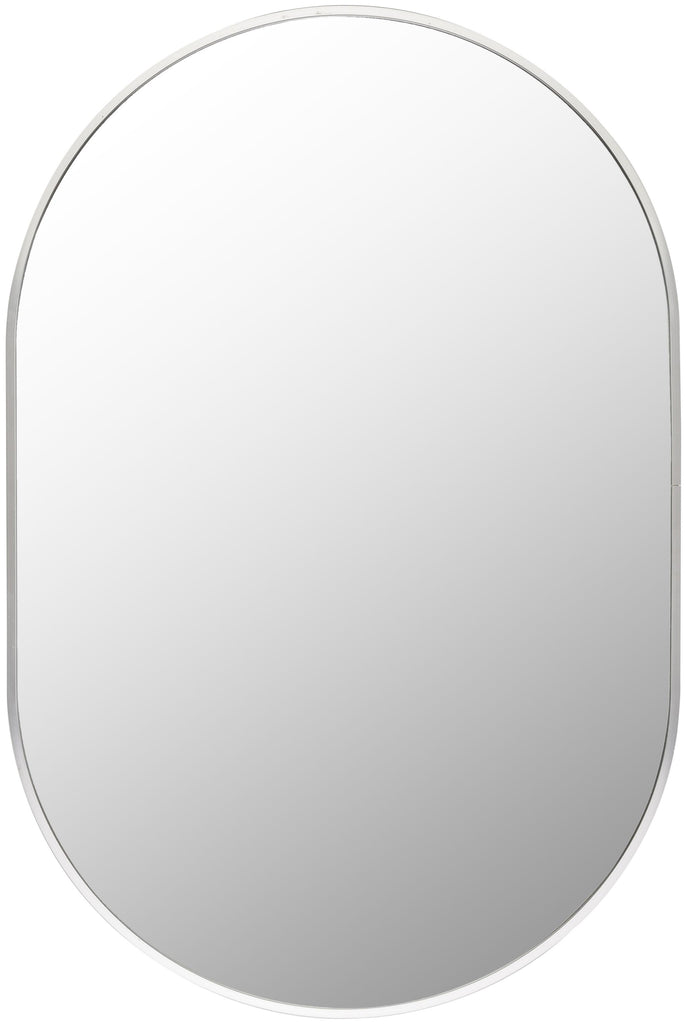 Surya Aranya RAY-017 Metallic - Silver 32"H x 16"W x 1"D Mirror