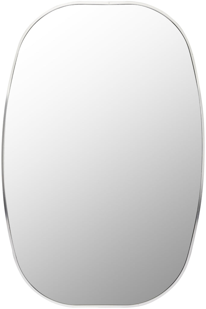 Surya Aranya RAY-037 Metallic - Silver 30"H x 20"W x 1"D Mirror