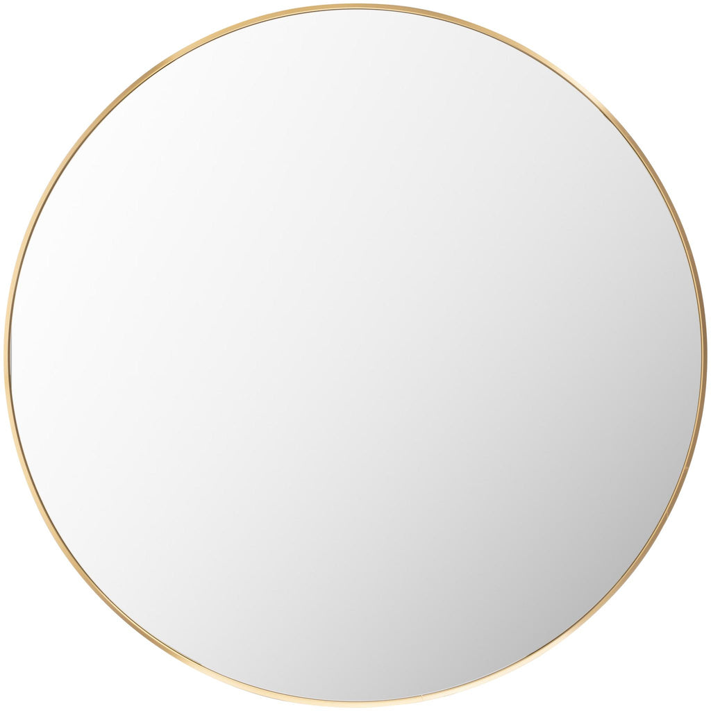 Surya Aranya RAY-039 Gold 27"H x 27"W x 1"D Mirror