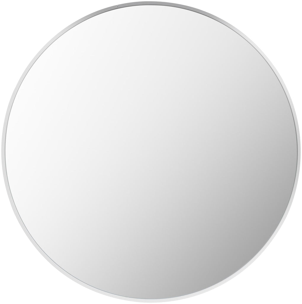 Surya Aranya RAY-041 White 22"H x 22"W x 1"D Mirror