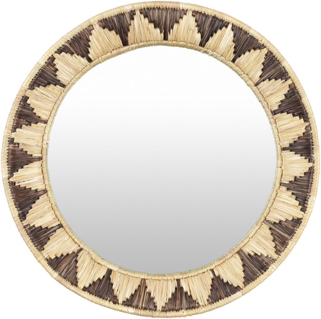 Surya Dastkar DAS-003 22"H x 22"W x 2.5"D Mirror