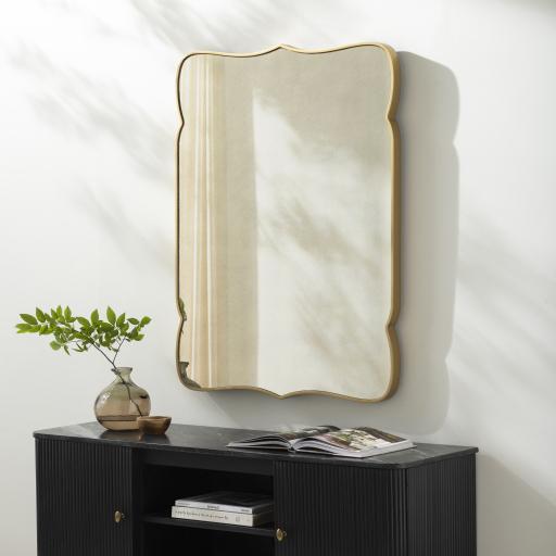 Surya Imelda IME-002 Gold 40"H x 30"W x 2"D Mirror