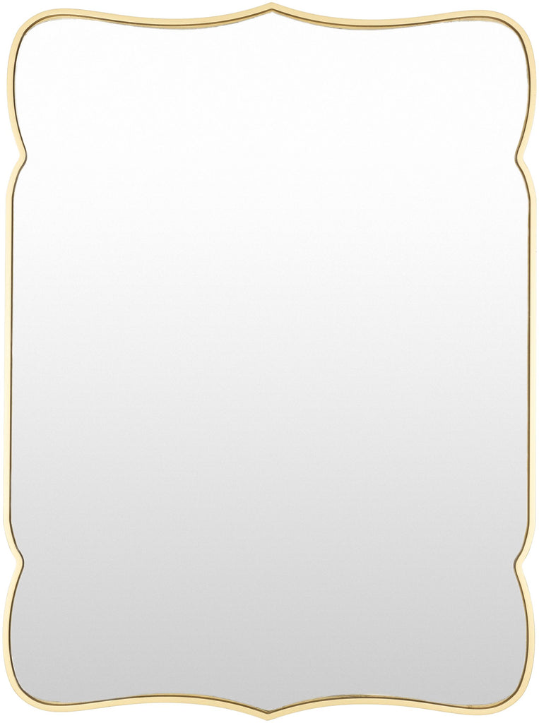 Surya Imelda IME-005 Gold 30"H x 22"W Mirror