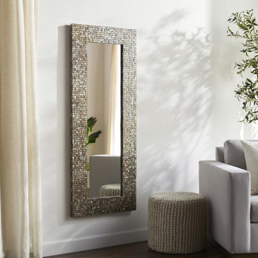 Surya Iridescent ISC-013 Brown 59"H x 24"W x 1"D Mirror