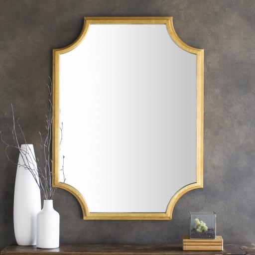 Surya Joslyn JSL-001 Gold 40"H x 30"W x 2"D Mirror