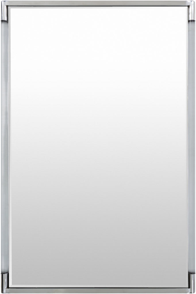 Surya Kyle KYL-001 Metallic - Silver 39"H x 28"W x 1"D Mirror