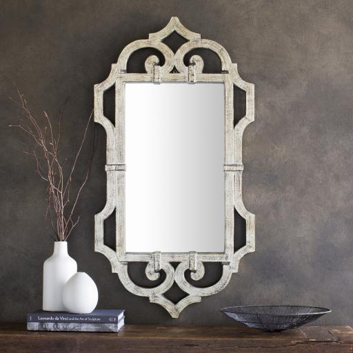 Surya Lalita LLA-2700 Gray 40"H x 21"W x 2"D Mirror